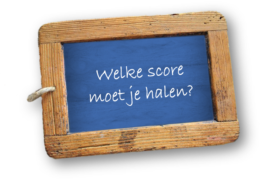 Welke score RWT pabo halen?