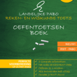 RWT Oefentoetsenboek van Paborekenacademy voor de Landelijke Pabo Reken- en Wiskundetoets met ruim 120 pagina's.