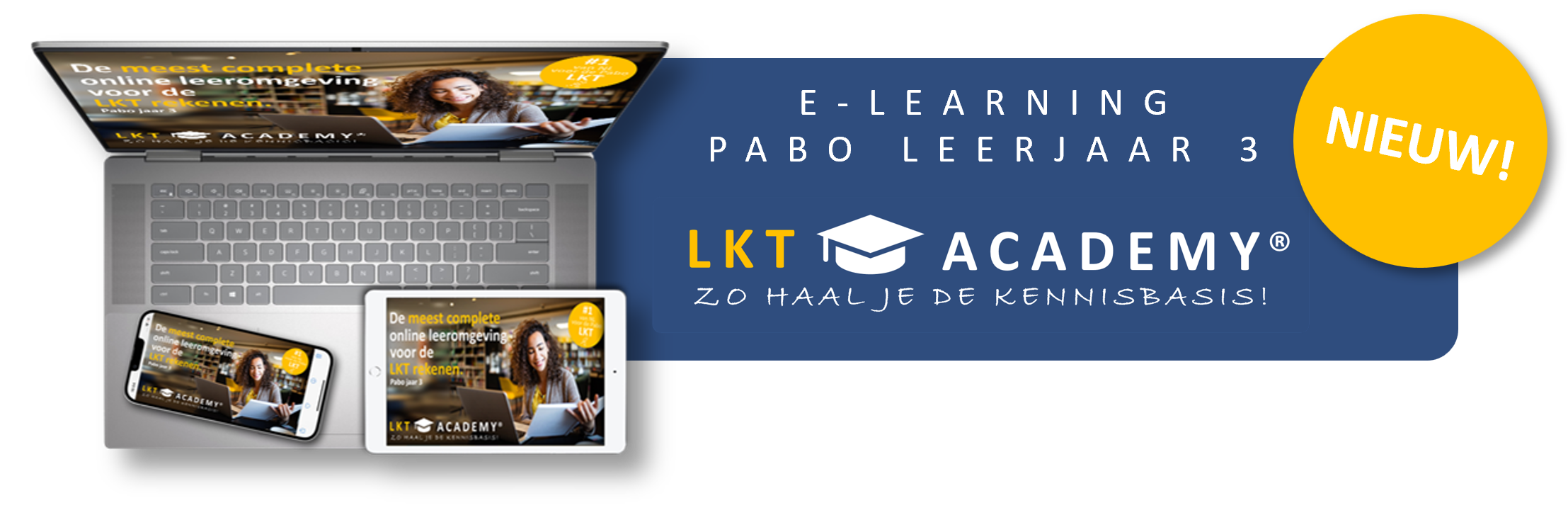 E-learning Pabo leerjaar 3 voorbereiding op de LKT Kennisbasis van LKT Academy.